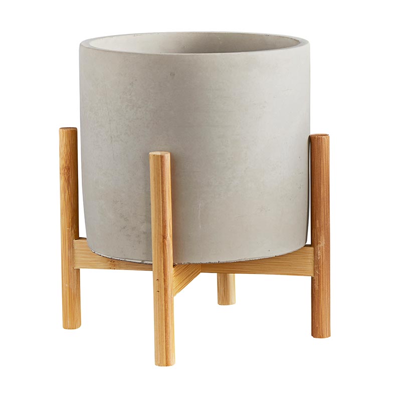 Round Pot with stand - Bombay Mercantile