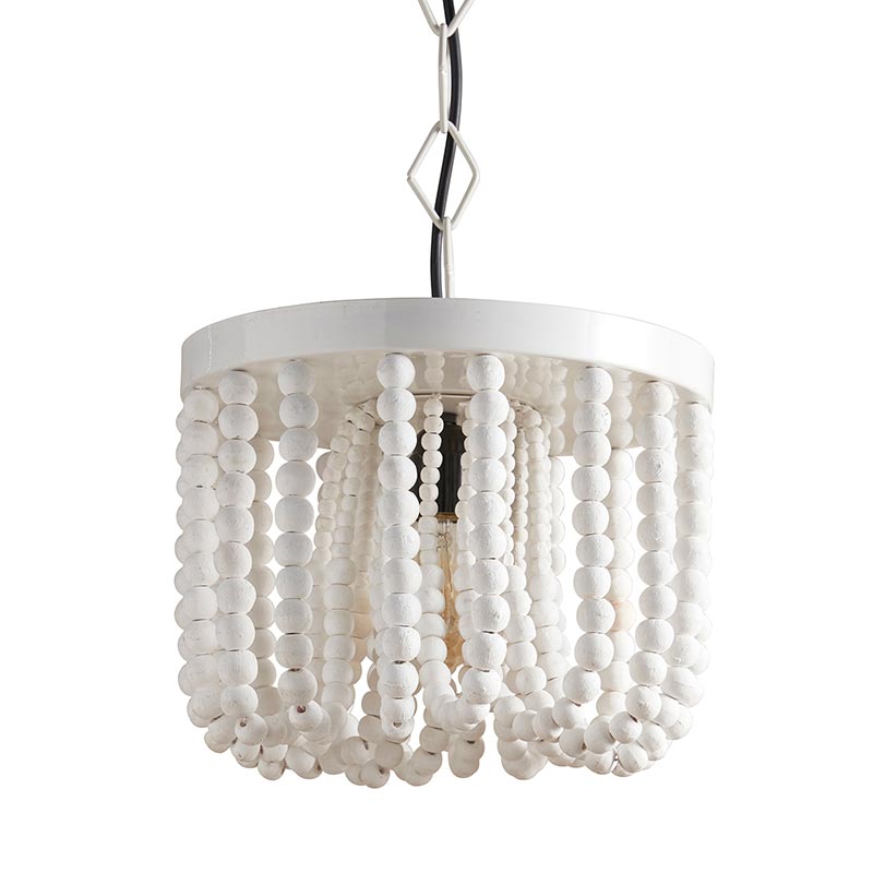 Beaded Hanging Lamp - Bombay Mercantile