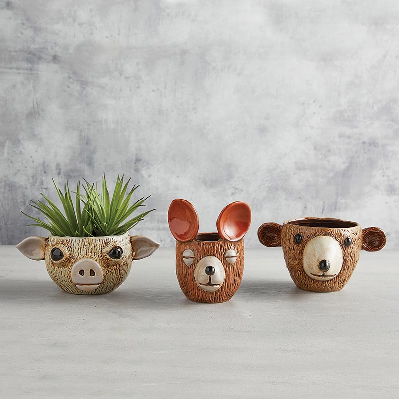 Pig Face Planter - Bombay Mercantile