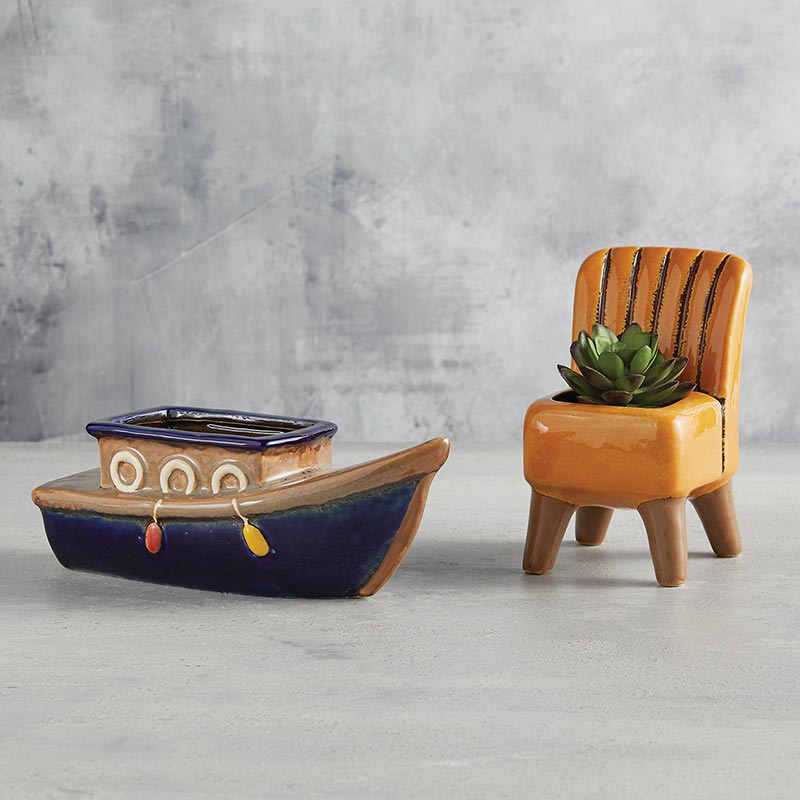 Boat Planter - Bombay Mercantile