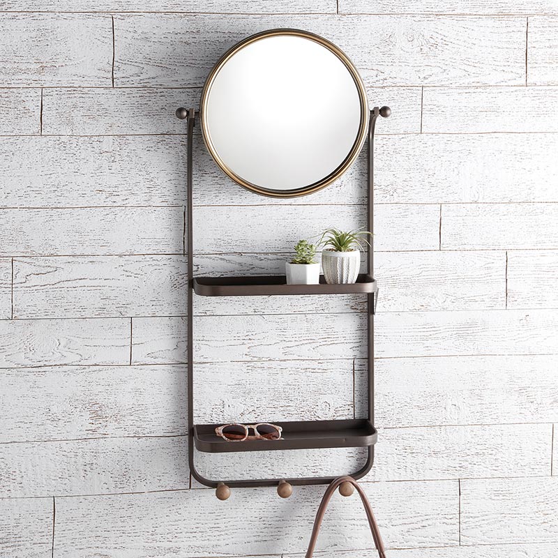 Mirror & Shelf - Bombay Mercantile
