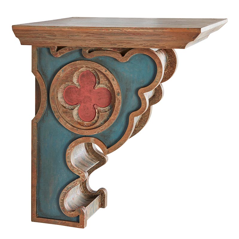 Decorated End Shelf - Bombay Mercantile