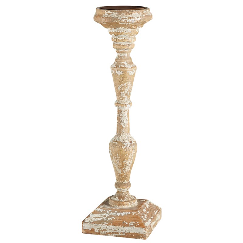 Light Wood Pedestal - Bombay Mercantile