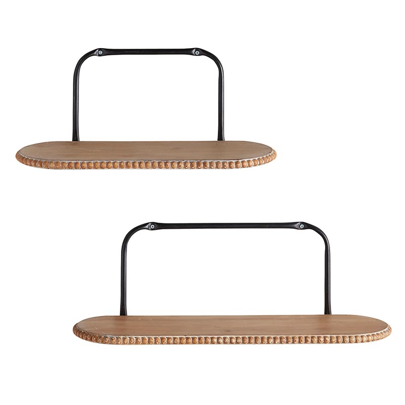 Wood Shelf - Set of 2 - Bombay Mercantile