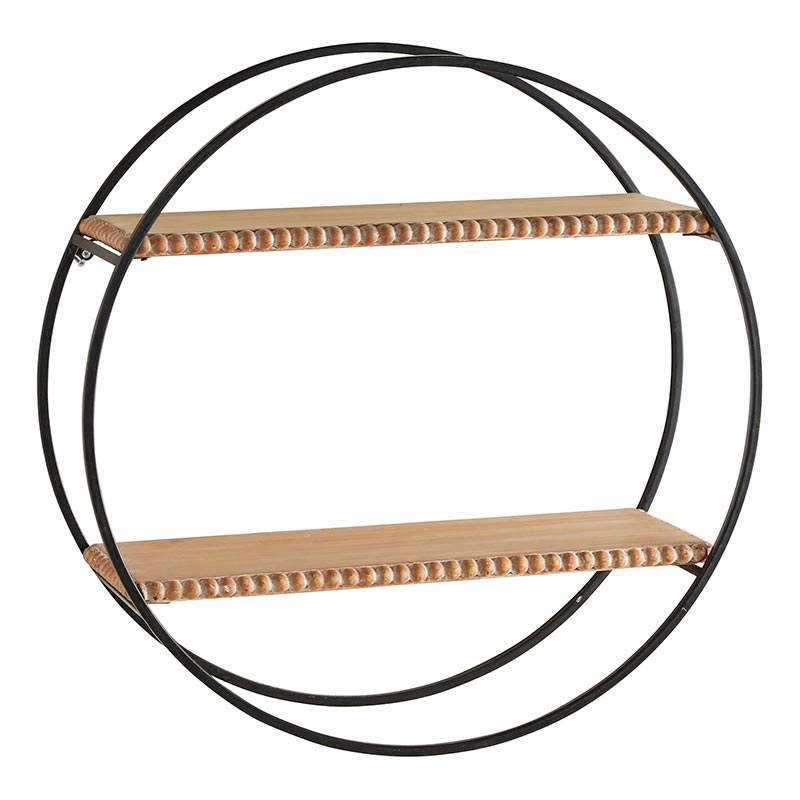 Wood Shelves - Circle - Bombay Mercantile