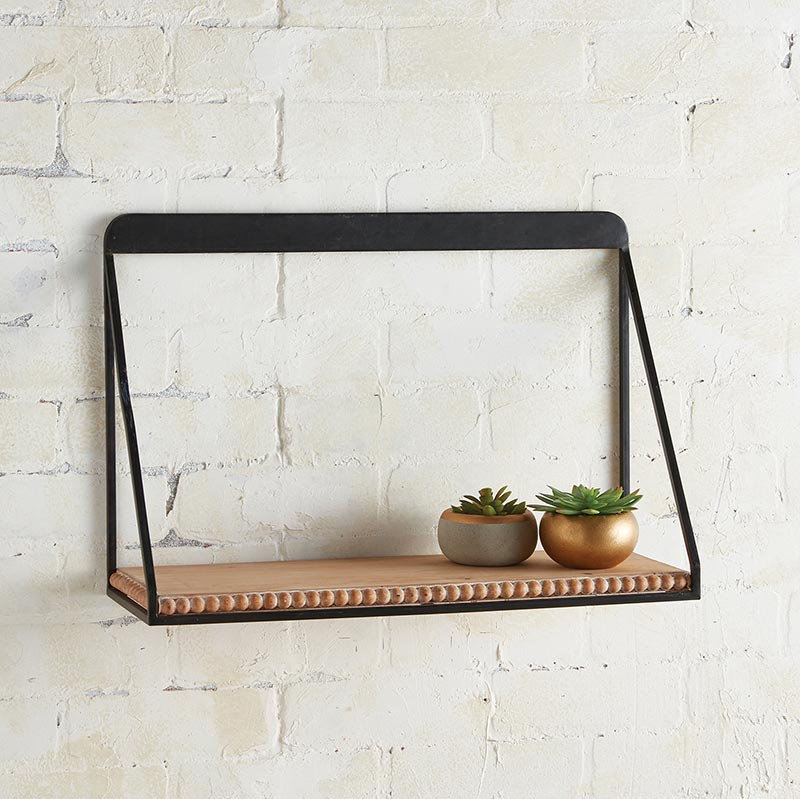 Beaded Wall Shelf - Bombay Mercantile