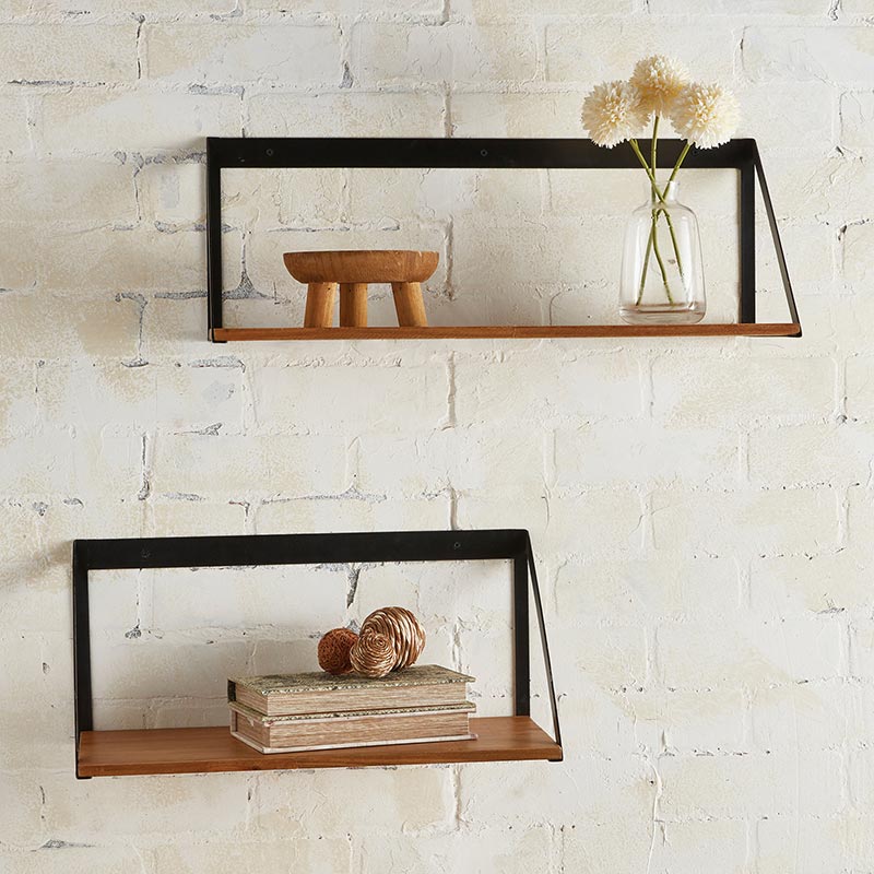 Triangular Shelf - Set of 2 - Bombay Mercantile