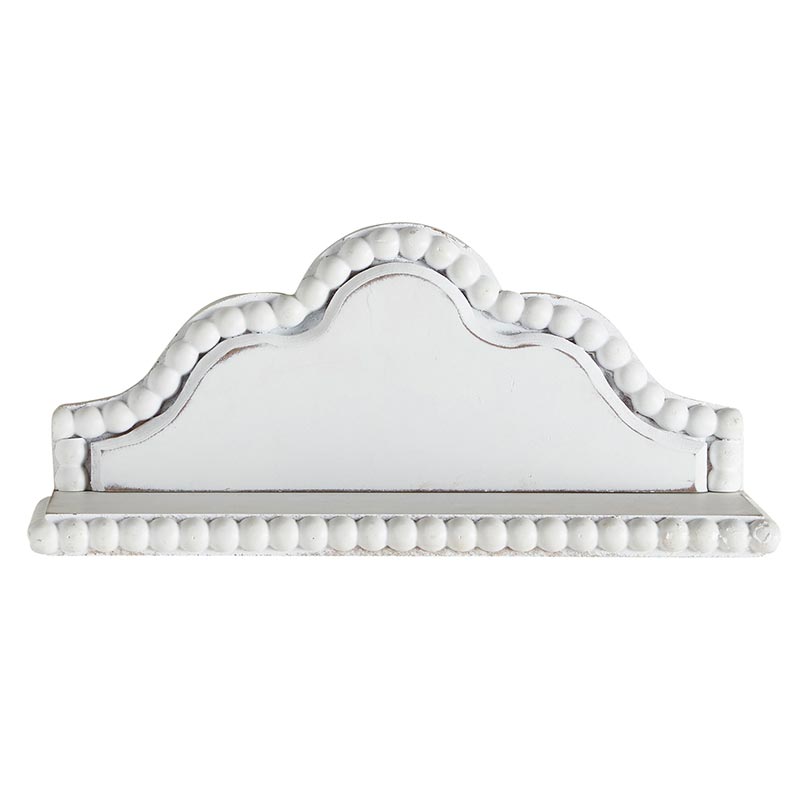 White Wood Shelf - Bombay Mercantile