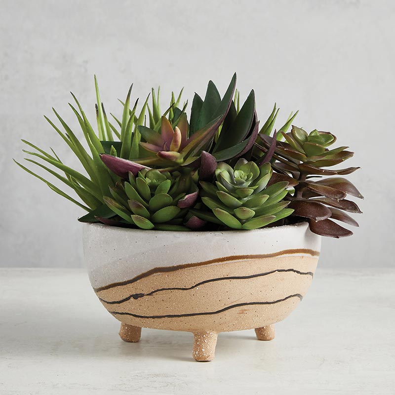 Terracotta Pot with Legs - Bombay Mercantile