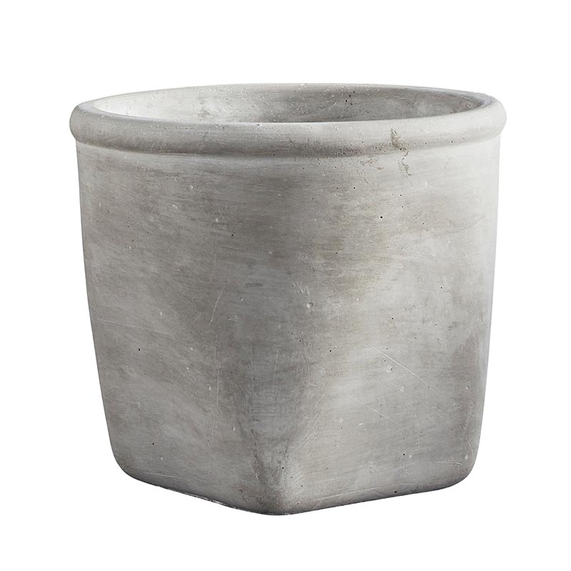 Cement Square Pot - Bombay Mercantile