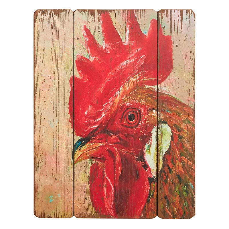 Brown Rooster Frame - Bombay Mercantile