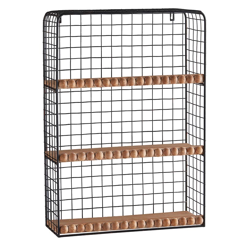 Wire Rack with Three Shelves - Bombay Mercantile