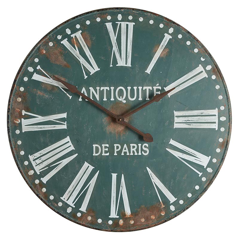 Antique Wall Clock - Bombay Mercantile