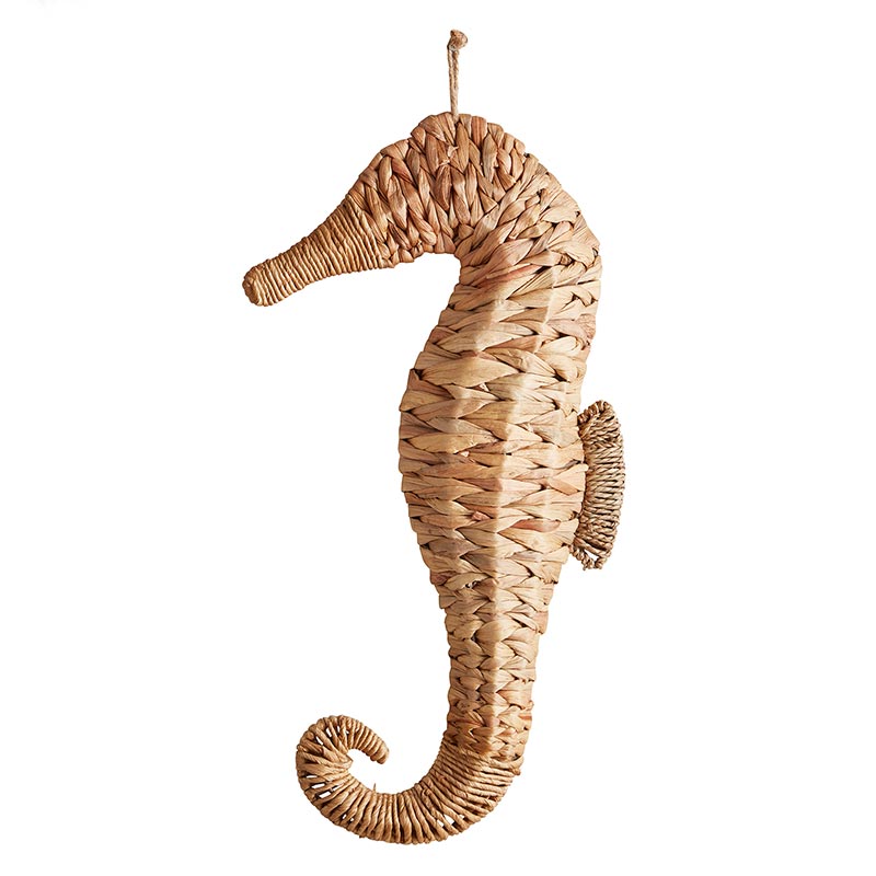 Seahorse Woven Décor - Bombay Mercantile