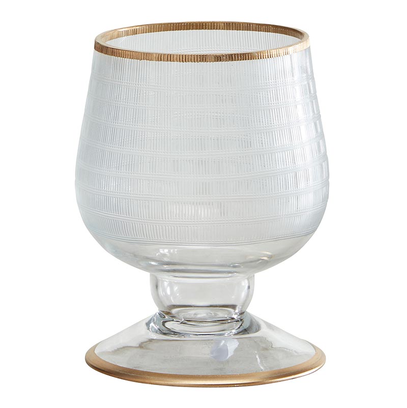 Vases with Gold Rim - Bombay Mercantile