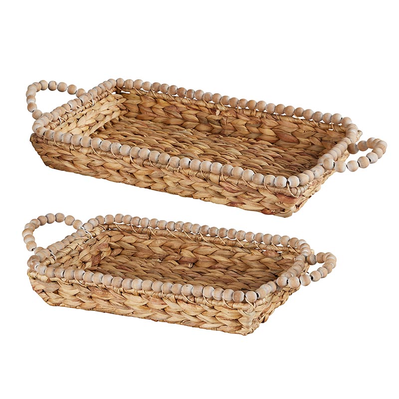 Bead Basket - Set of 2 - Bombay Mercantile