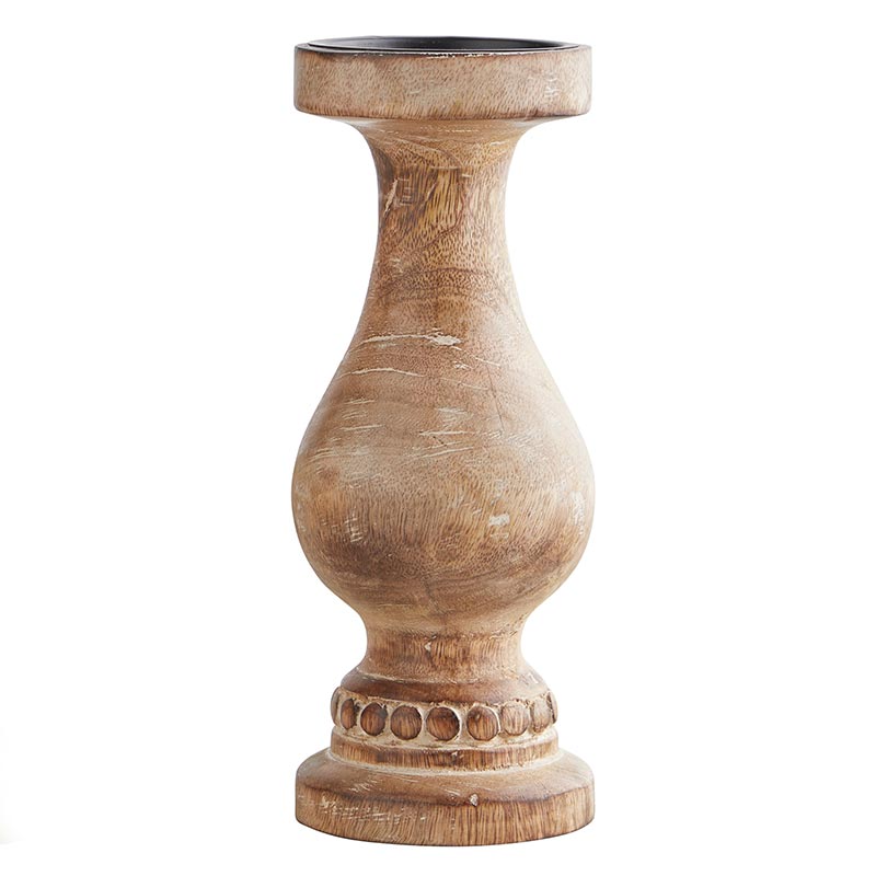 Brown Candle Holder - Bombay Mercantile