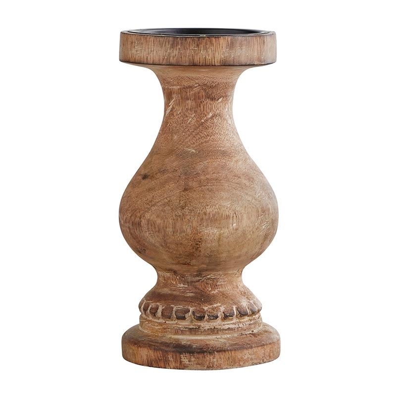 Brown Candle Holder - Bombay Mercantile
