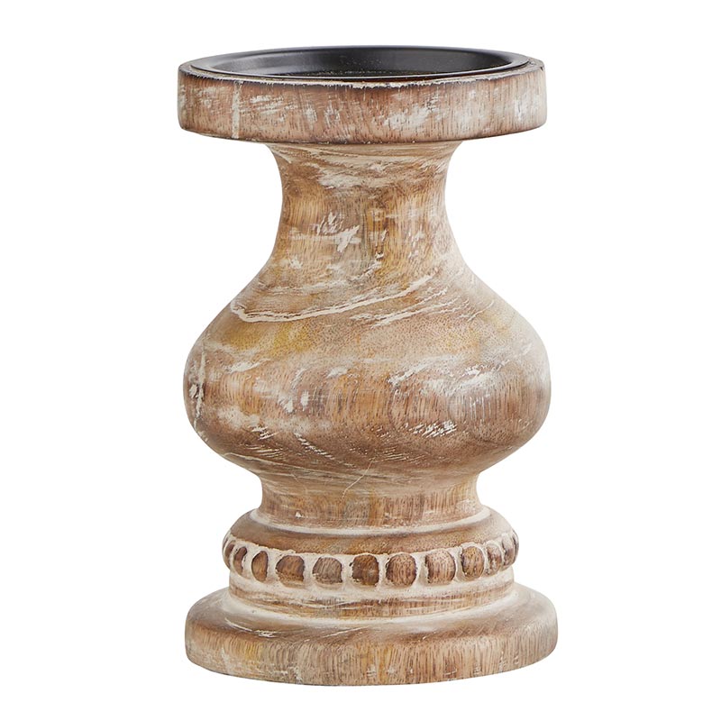 Brown Candle Holder - Bombay Mercantile