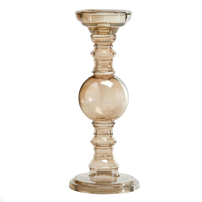 Gold Candle Holder - Bombay Mercantile