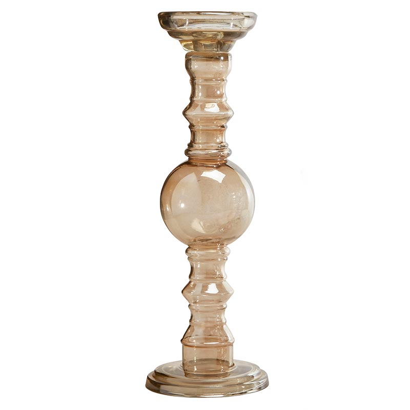 Gold Candle Holder - Bombay Mercantile