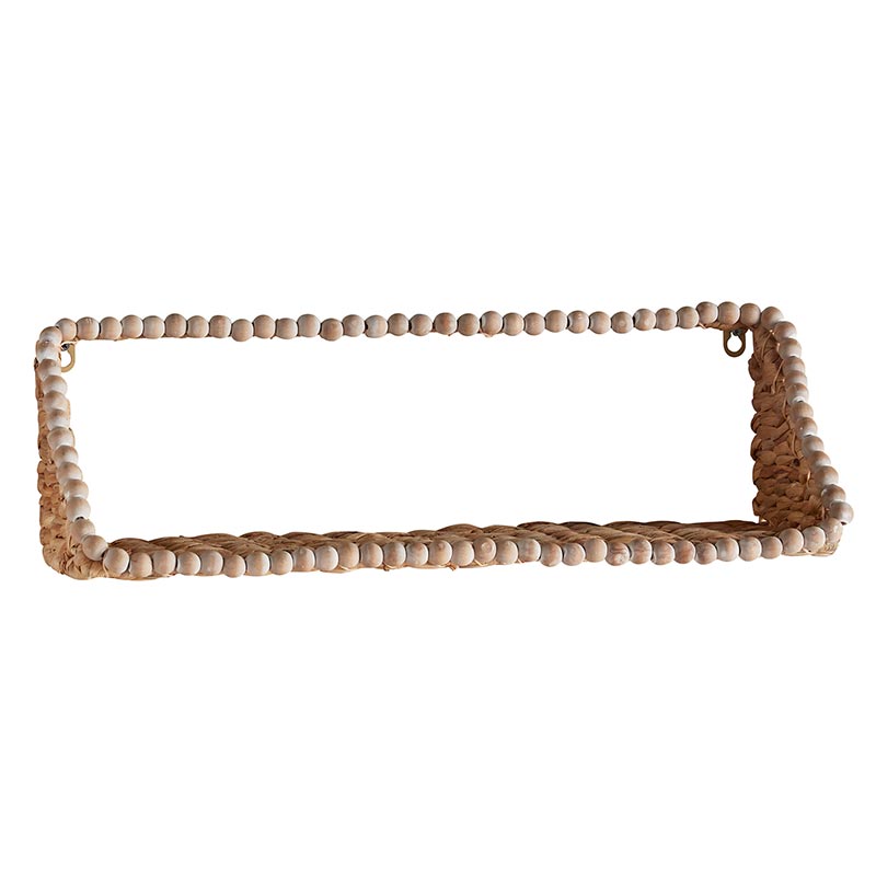 Straw Wall Shelf - Bombay Mercantile