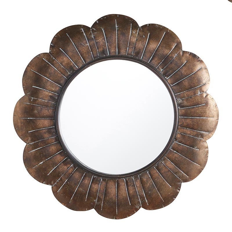 Floral Shaped Mirror - Bombay Mercantile