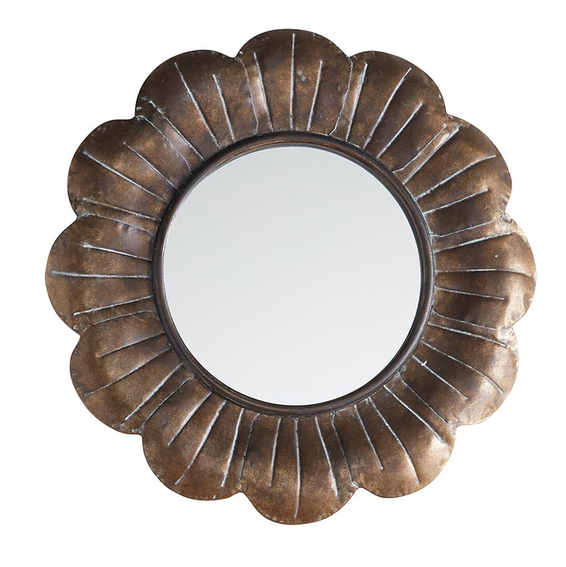Floral Shaped Mirror - Bombay Mercantile