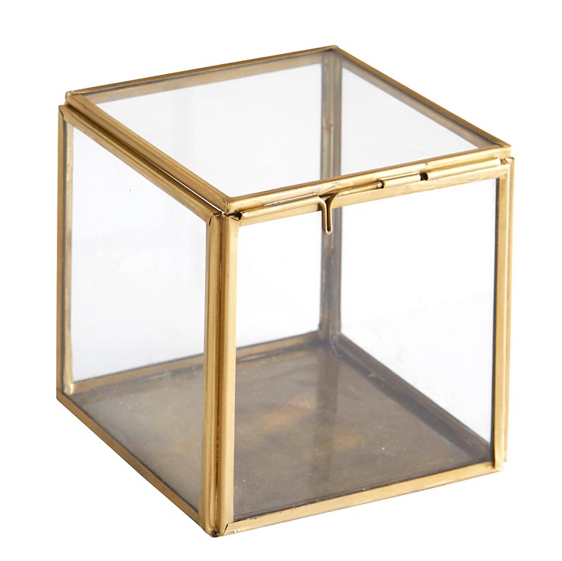 Square Glass Box - Bombay Mercantile