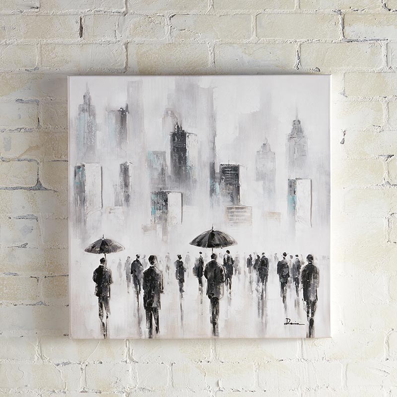 Printed Canvas - Rain - Bombay Mercantile