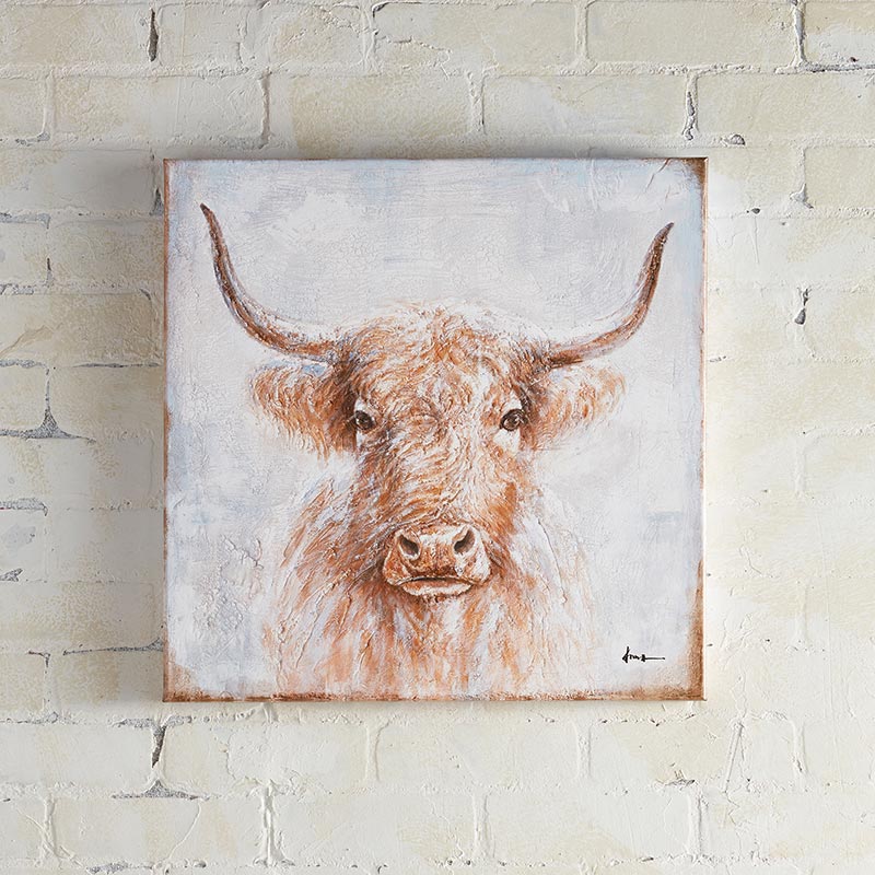 Printed Canvas - Bull - Bombay Mercantile