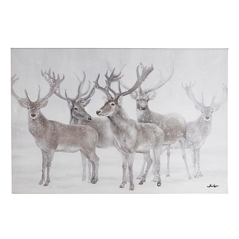 Printed Canvas - Bucks - Bombay Mercantile