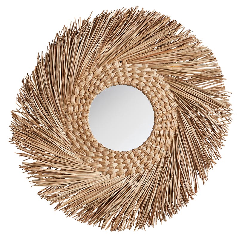 Loose Woven Mirror - Bombay Mercantile