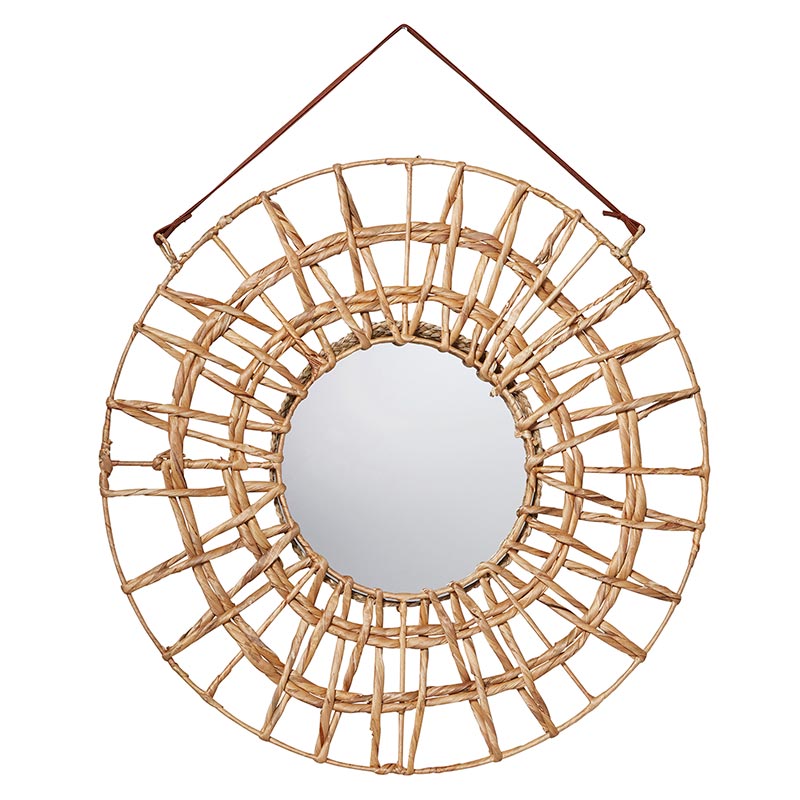 Loose Rattan Mirror - Bombay Mercantile