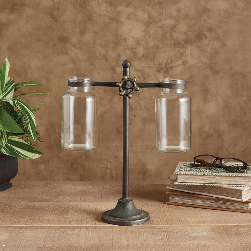 Glass Balance Scale, in increment of 2 - Bombay Mercantile