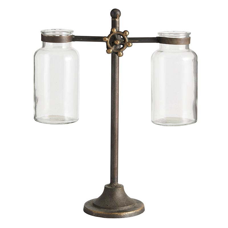 Glass Balance Scale, in increment of 2 - Bombay Mercantile