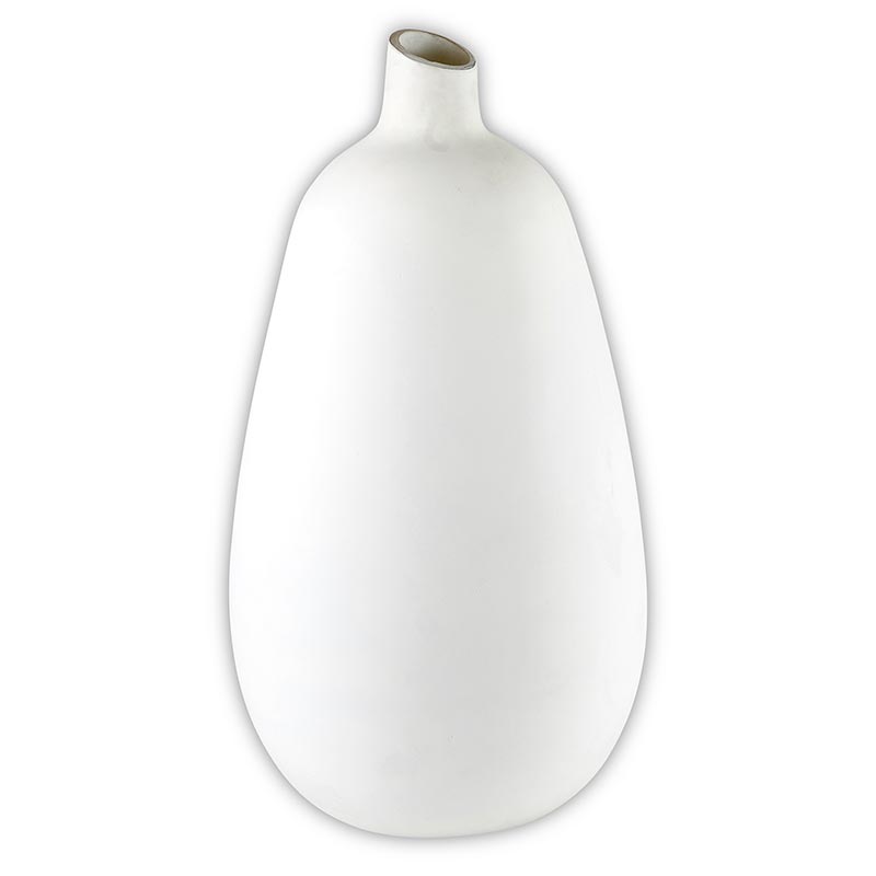 Matte Tall Wide Vase - Bombay Mercantile