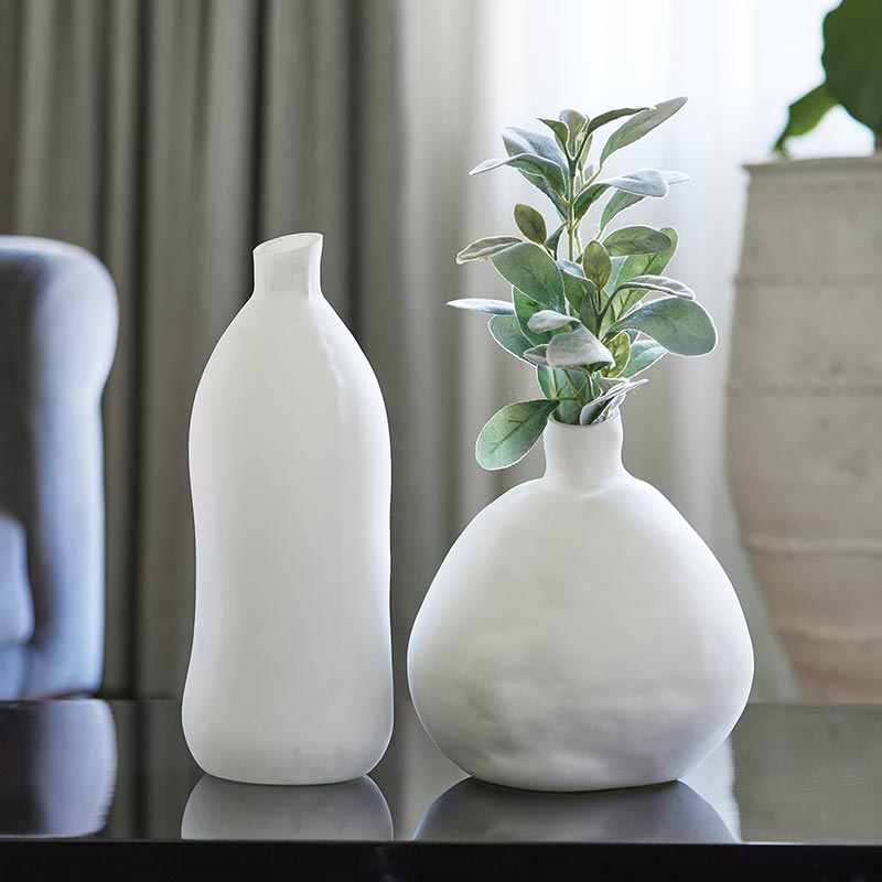 Matte Tall Thin Vase - Bombay Mercantile
