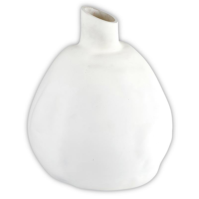 Matte Short Wide Vase - Bombay Mercantile