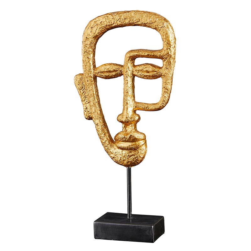 Gold Face Statue, In increments of 2 - Bombay Mercantile