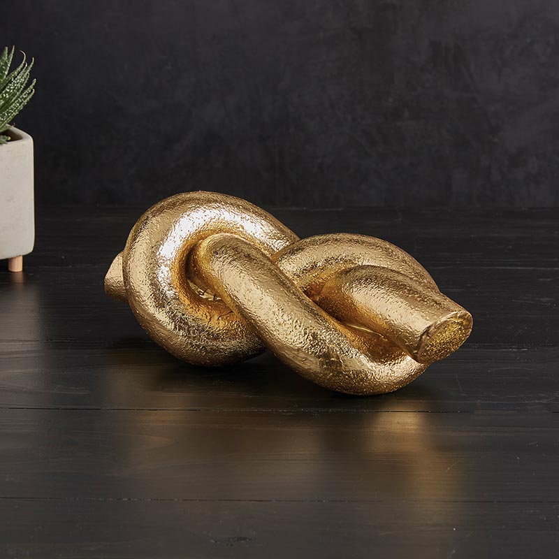Gold Knot Statue, In increments of 2 - Bombay Mercantile