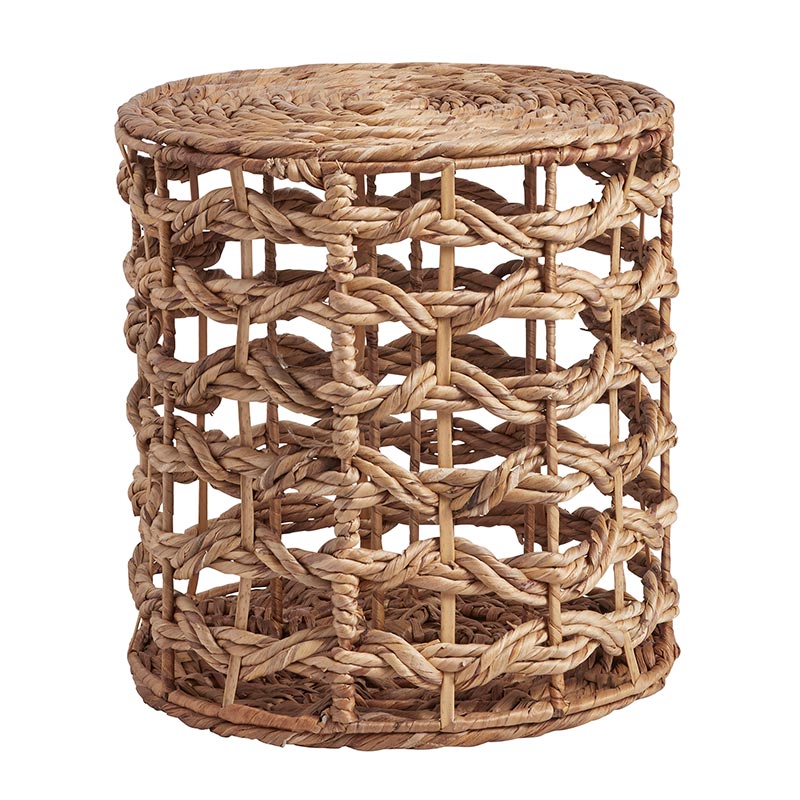 Woven Seagrass Accent Table - Bombay Mercantile