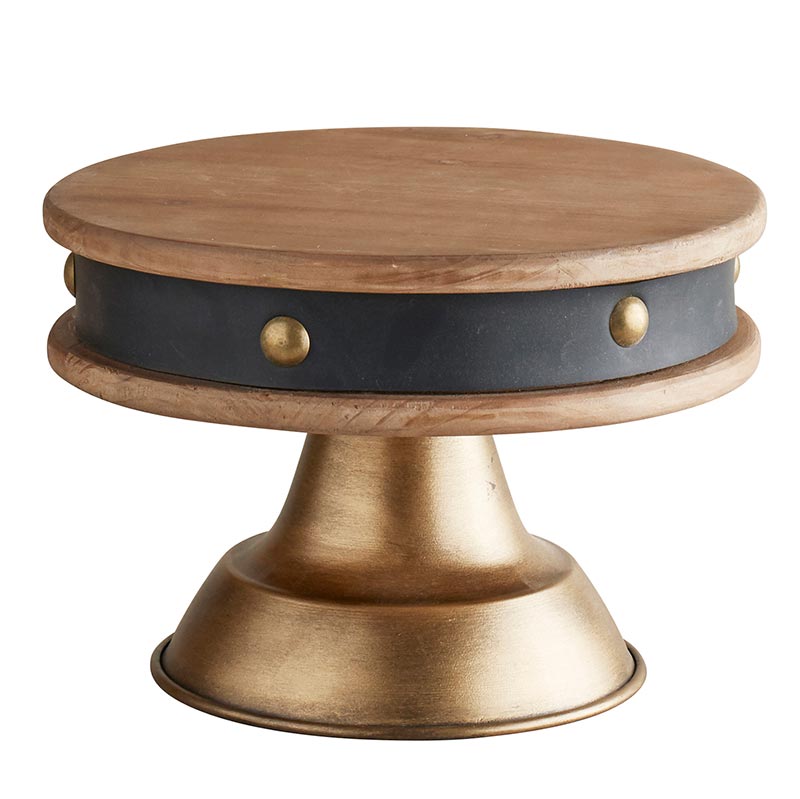 Gold Stud Wood Stand, In increments of 2 - Bombay Mercantile