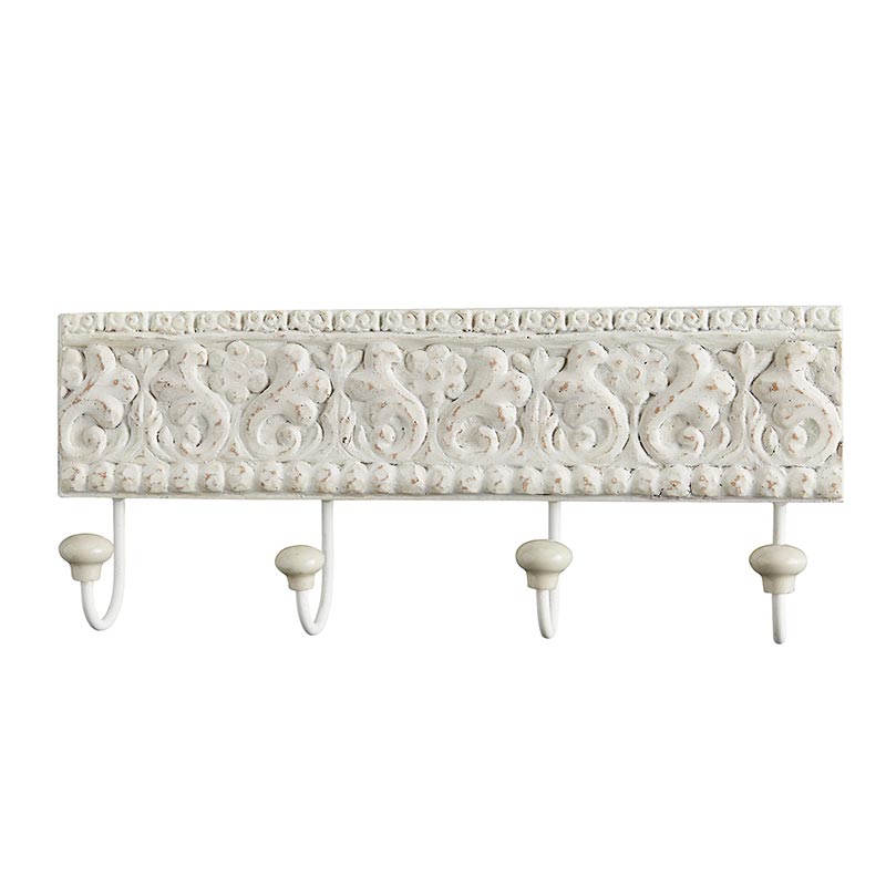 White Iron Hooks, in increment of 2 - Bombay Mercantile