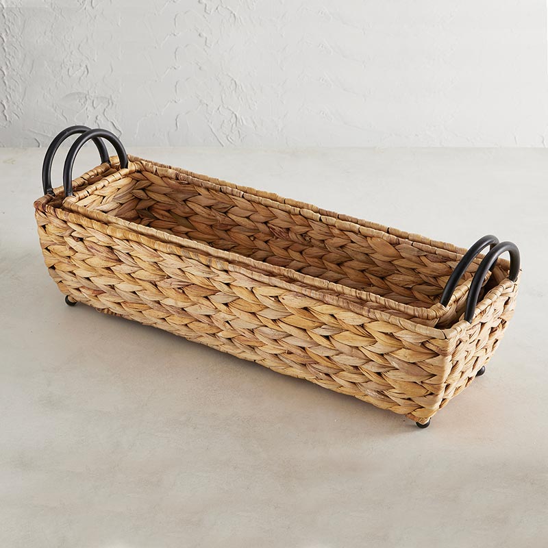 Seagrass Trays - Set of 2 - Bombay Mercantile