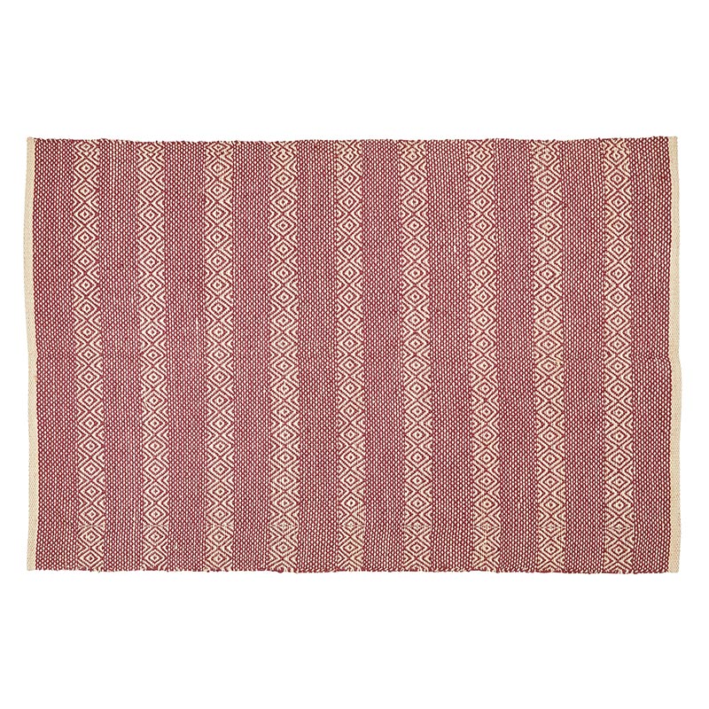 Pink Shades Striped Rug - Bombay Mercantile