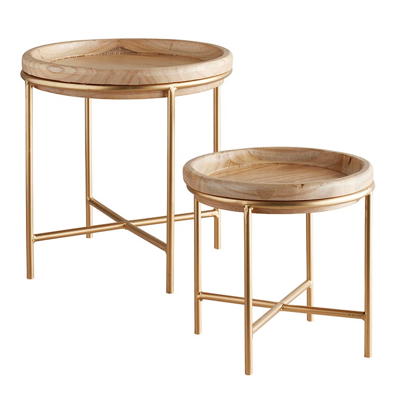 Wood Plant Stands Set - Bombay Mercantile