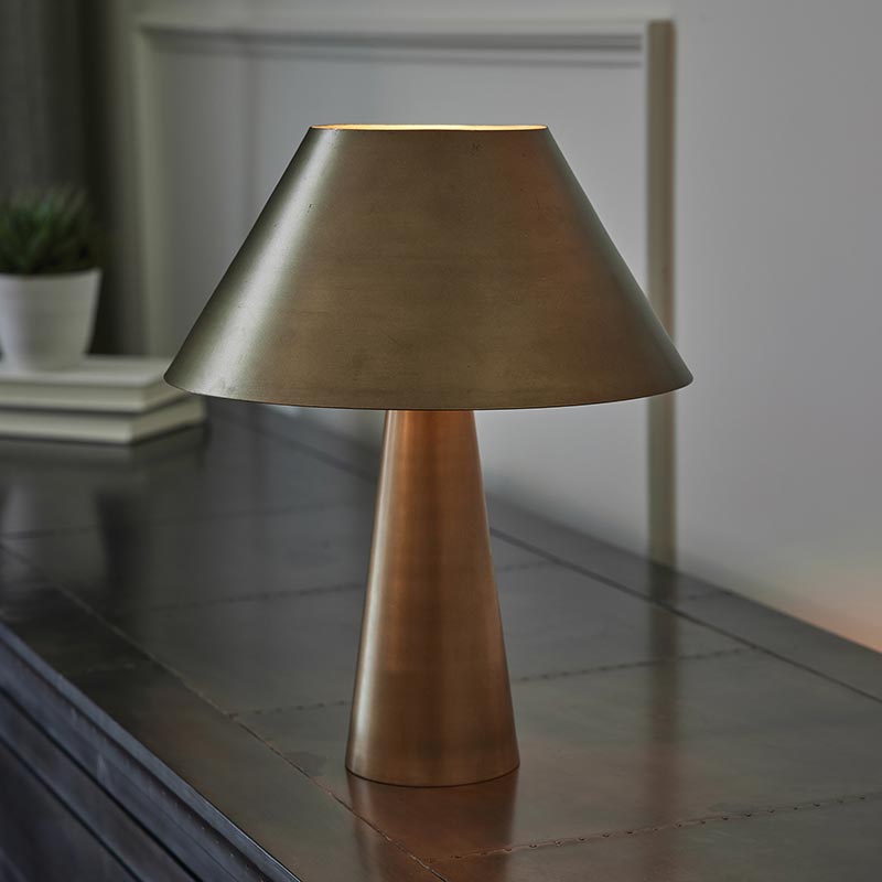 Gold Table Lamp - Bombay Mercantile