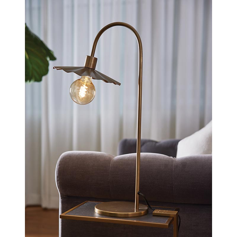 Iron Contemporary Table Lamp - Bombay Mercantile