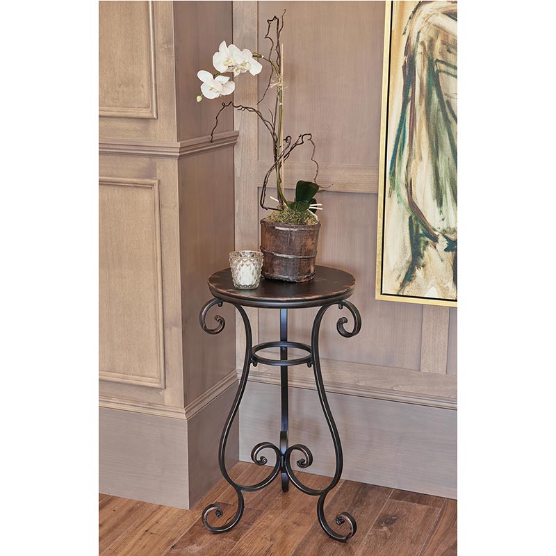 Black Bistro Table - Bombay Mercantile